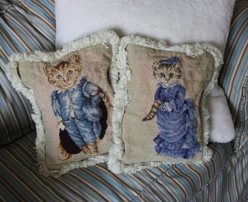 Cuscino vintage gattini gatti - gattini,,