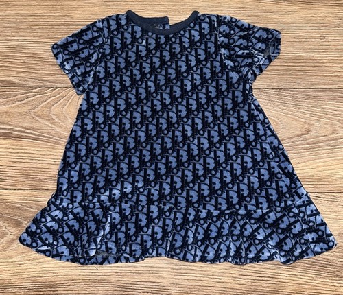 Vestito velluto blu line - in, a-line