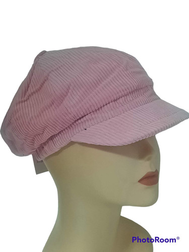Berrettone bimba velluto rosa - berrettone,